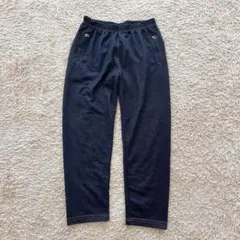 デニムライクパンツ(XL)ウエストゴム　ストレッチ　ハートチャーム　カジュアル
