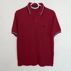 フレッドペリー ポロシャツ M12 MAROON/WHITE/ICE 38 - メルカリ