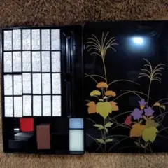 レトロ 慶弔スタンプセット ゴム印 冠婚葬祭用 花柄印鑑・スタンプセット　書道