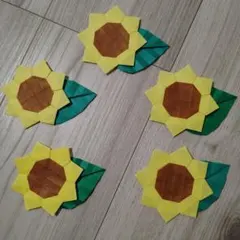 折り紙　ひまわりのサムネイル