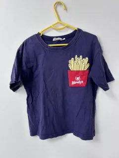 Wendy's ウェンディーズ Tシャツ ネイビーのサムネイル