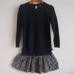 Polo Ralph Lauren 長袖ワンピース 5号 ネイビー110-115