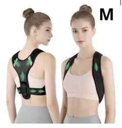 姿勢サポーター 背中サポーター 巻き肩 背筋ベルト 背中 猫背ベル　Mサイズ