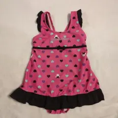 ワンピース水着　 女の子　ミニーマウス ピンク【110サイズ】