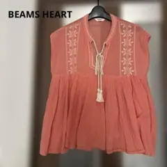 BEAMS HEART ノースリーブ 刺繍 トップス　チュニックのサムネイル