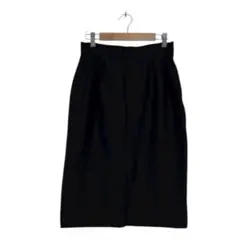 359◯クリスチャンディオール ヴィンテージ ウール混タイトスカート 裏地付