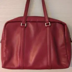 未使用級美品 madame H レザーハンドバッグ ボルドー ワインレッド 