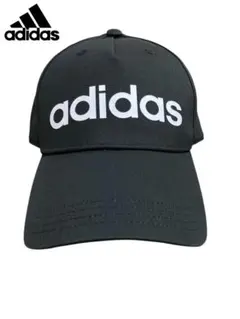 アディダス デイリー リニアロゴ キャップ ブラック メンズ レディース 新品