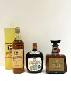 未開封 ウィスキー3本 WHITE HORSE/SUNTORY EXPO'75等のサムネイル