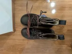 ダークブラウン レザー ハイカットブーツ