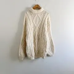 used euro cable sweater