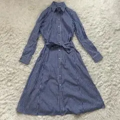 近年品♡ラルフローレン ロングワンピース ベルト 鹿子 ポニー刺繍