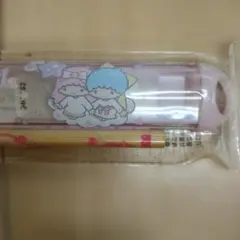 新品2011年キキララ　リトルツインスターズ 箸 スライド式ケースセット