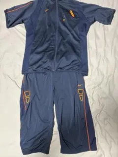 NIKE ジャージ上下セット ネイビー×オレンジ