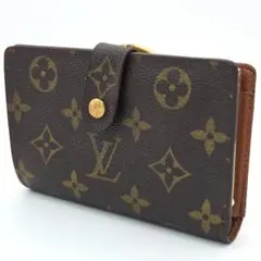 ルイヴィトン ポルトモネ ビエ ヴィエノワ がま口 二つ折り財布 モノグラム