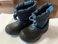 子ども用 スノーブーツ　ブルー　19cm内側ボア