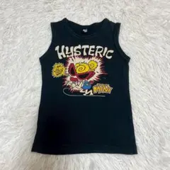 中古 ヒステリックミニ キッズ トップス タンクトッブ ブラック 100cmのサムネイル