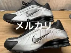 Nike Shox R4 Black Metallic Silver 26.5