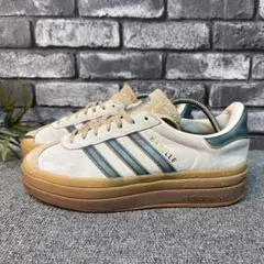 アディダス ガゼル ボールド 厚底スニーカー 24.5
