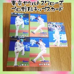 プロ野球チップス2025　東京ヤクルトスワローズ　長岡　他　5枚セット