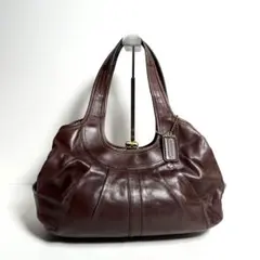 Coach Ergo Pleated Kisslock Satchel Bag
