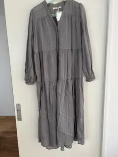 ナノユニバース　ロングシャツワンピース サイズ36