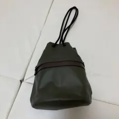 MASAKI MATSUSHIMA ナイロン巾着レイヤード網状ハンドバッグ 緑 MASAKI MATSUSHIMA ナイロン巾着レイヤード網状ハンドバッグ 緑 - メルカリ