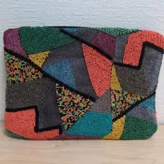 ZARA ビーズ クラッチバック