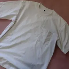 WORKMANホワイト Tシャツ 左胸ポケット付き