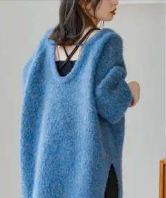 【Kastane】メランジVニット