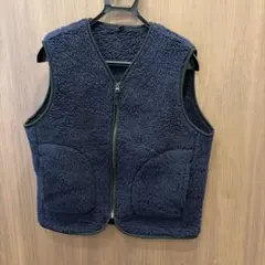UNIQLO ネイビー フリースベスト Mサイズ