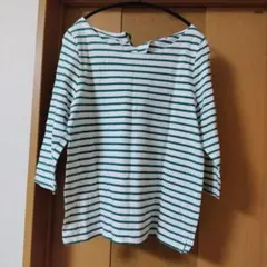 LEPSIM ボーダーカットソー 七分袖 L
