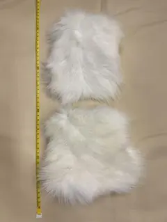 リアルファー生地　fox 手芸材料　アクセサリー　 毛皮　キャンプ　登山