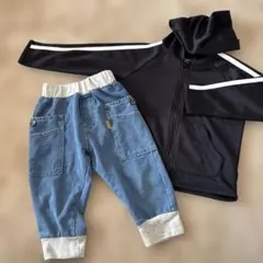 ズボン・フード付きジャケット　セット売り　100cm