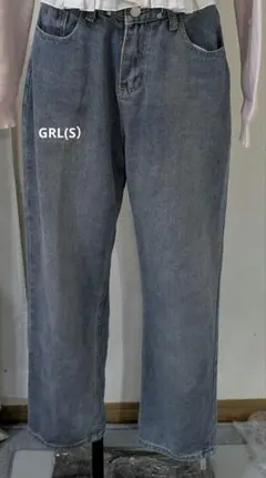 GRL デニムパンツ（S）