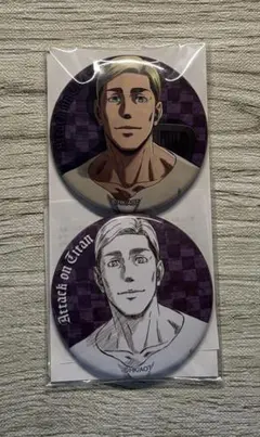 新品未開封 * 進撃の巨人 WIT STUDIO 缶バッジ * エルヴィン - メルカリ