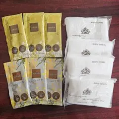 入浴剤(6袋)+ボディタオル(4枚)