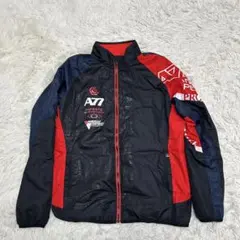 ASICS アシックス　フルジップ　ウィンドブレーカー　A77 ブラック×赤