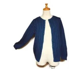 Lサイズ★Honeys／C.O.L.Z.A★美ラインカーディガン★ストライプ