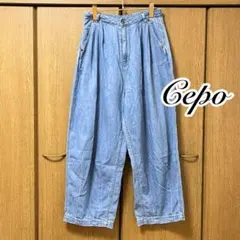 CEPO セポ　デニムパンツ　テーパード　ジーパン　ジーンズ　ワイドパンツ
