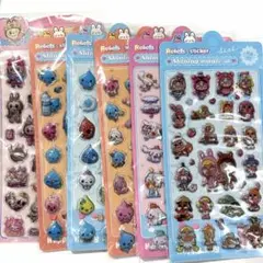 ぷくぷくシール　6枚セット￼