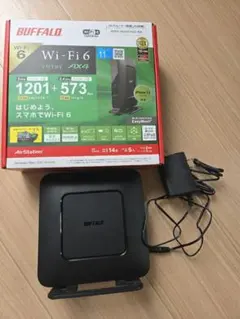 BUFFALO Wi-Fiルーター WSR-1800AX4S-BK 本体のサムネイル