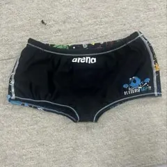 ほ524 arena パイナップル柄 競泳水着 Oトレーニングスパッツ プール 