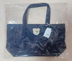 こ*こ様 【新品未開封】フェイラー オールドテディワッペントートバッグ ネイビー