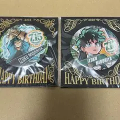 僕のヒーローアカデミア 緑谷出久 バースデー缶バッジ ジャンプショップ　デク