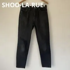 シューラルー SHOO-LA-RUE ハイウエストスキニーデニム ダークグレーのサムネイル