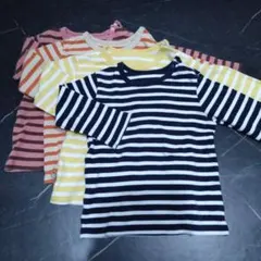 ストライプ 長袖Tシャツ サイズ80