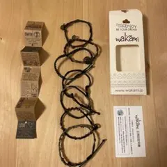 wakami 手作りブレスレット 多色