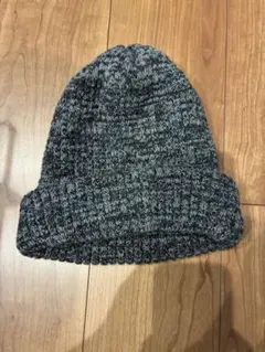 グレー系リブ編みニット帽　ニット帽 レディース メンズ ニットキャップ ワッチ