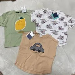 新品未使用　コトリ　バースデー　半袖　Tシャツ　3枚　まとめ　80 男の子